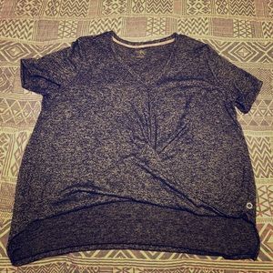 Calvin Klein XL black knit knotted top